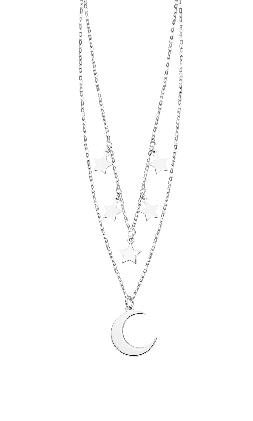 LOTUS SILVER Collar LP3258-1/1 Trendy Plata Luna 42.00 mm Mujer