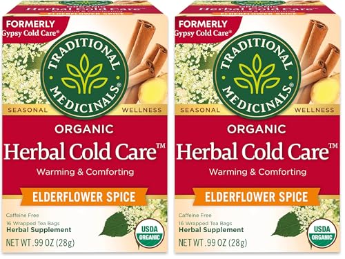 Traditional Medicinals Tea, Organic Herbal Cold Care