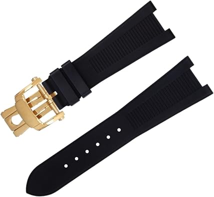 25-12mm FKM Fluororubber WatchBands Accessories For Patek Philippe Strap For Nautilus Watchband 5711/5712 Original Interface Wristband