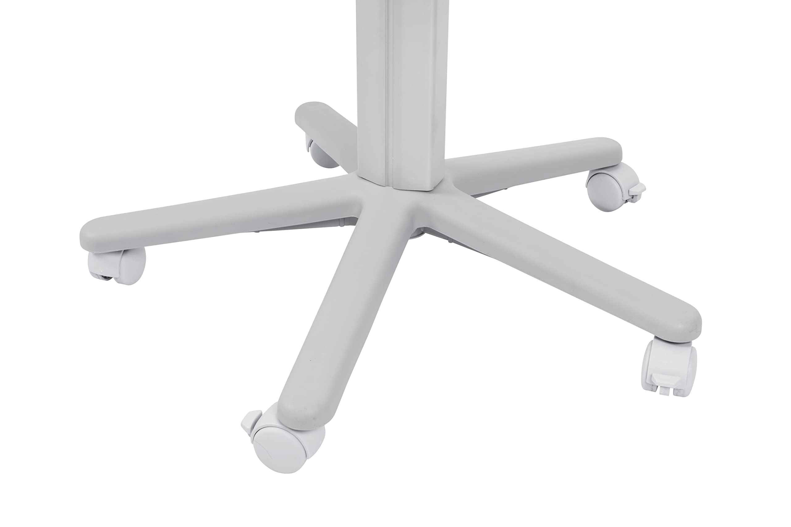 Bi-Office Lavagna Portablocco Mobile Earth, Cavalletto Treppiedi Ecologico, Superficie Cancellabile a Secco Non-Magnetica, Struttura Grigia, 700 x 1000 mm (Euro)