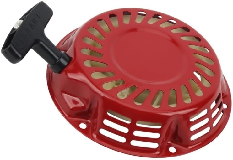 Gardening Rewind Pull Starter Fit for GX160 GX200 5.5HP 6.5HP Engine Replacement Fit Forr Brush Cutter Tool Accessories Parts ﻿ ﻿ Maintenance Parts(Red)