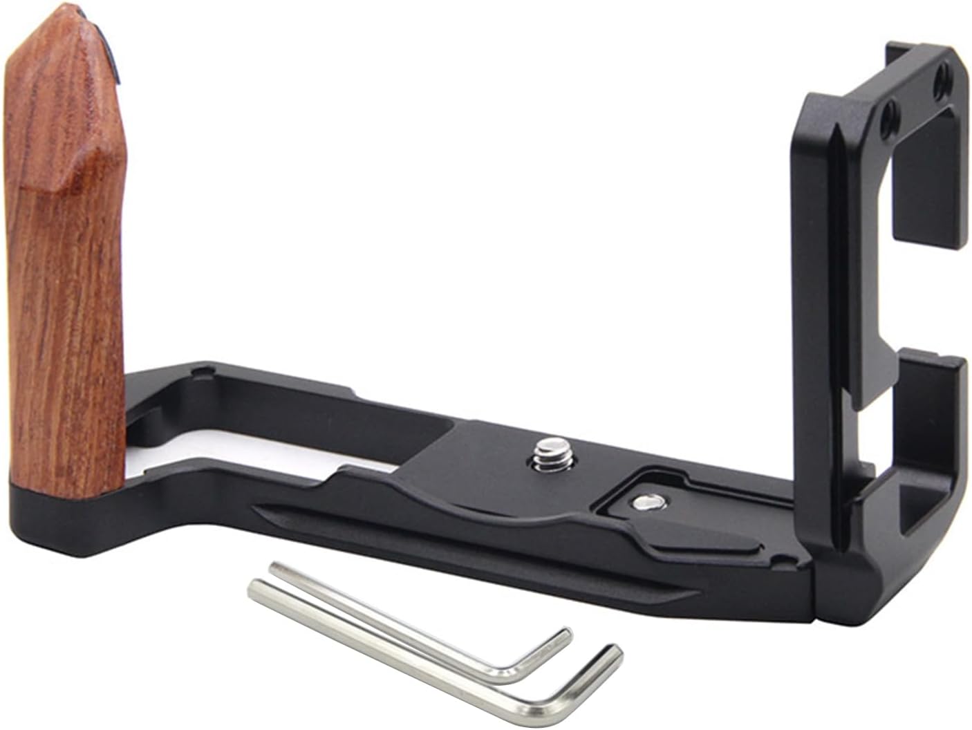 Vertical L Type Wooden Handle Quick Release Plate Vertical Board Bracket Replacement for X-T5 Camera Accessories Camera Quick Release Plate Mounting Bracket