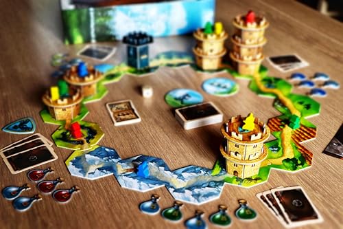 Wandering Towers juego de mesa estrategia para 1-6 jugadores miniatura 2