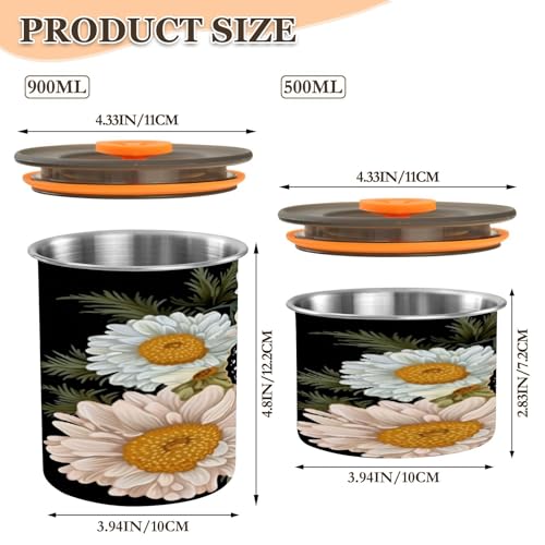 Envase Hermético de Acero Inoxidable para Café 17oz miniatura 2