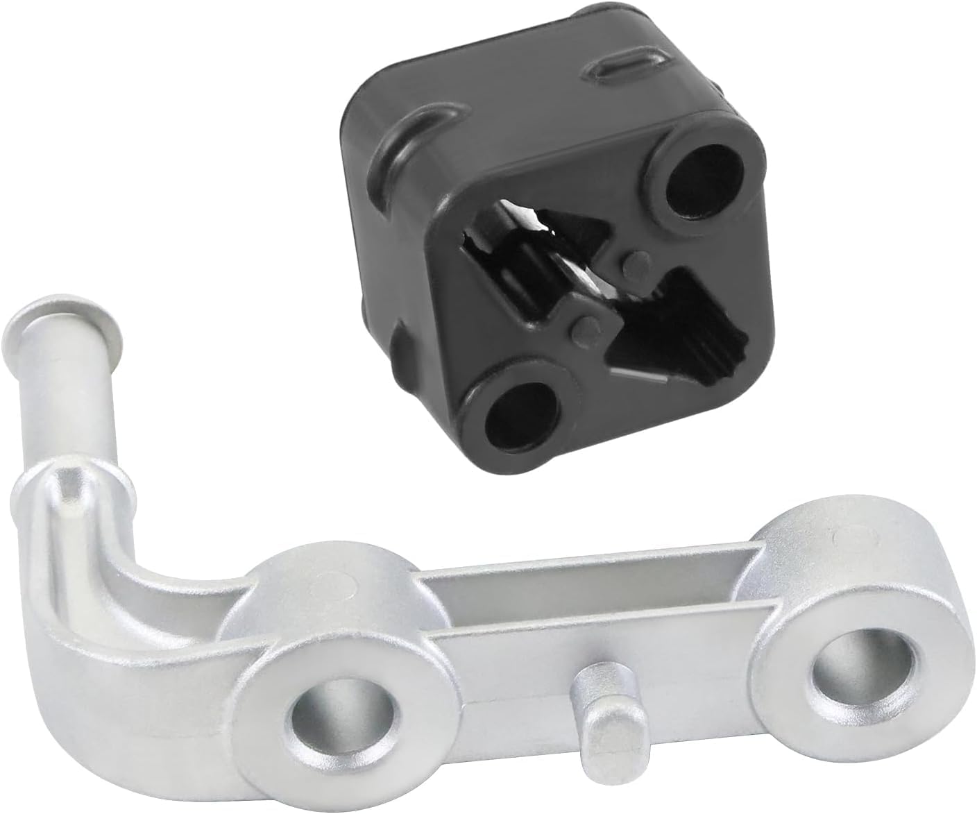 68275662AB 68275662AA Rear Left Exhaust Bracket Muffler Support Rubber Isolator Hanger Assembly Compatible with Ram 1500 2019-2025 Driver Side 2PCS
