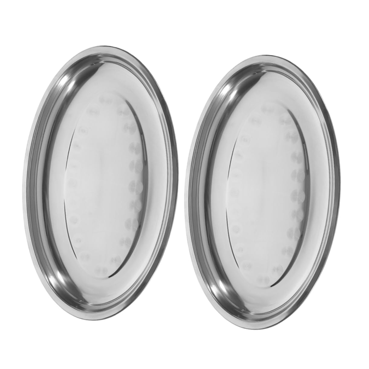 Plateau oval inoxydable ERINGOGO plat idéal pour servir les grands poissons