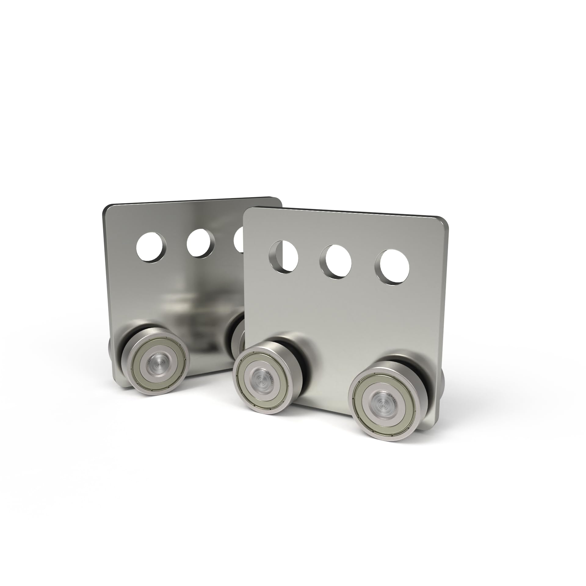 Hi Flame 4 Wheel Trolley Assembly, Four Bearing Trolley Assembly For Taller Strut Channel Or All 1 5 8 Channel Pack Of 2