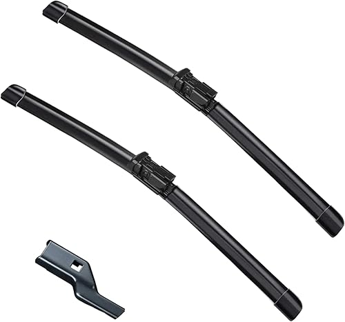 AQD Limpiaparabrisas de 24 pulgadas + 17 pulgadas para Toyota RAV4 2006-2012, Dodge Caliber 2007-2011 y más automóviles