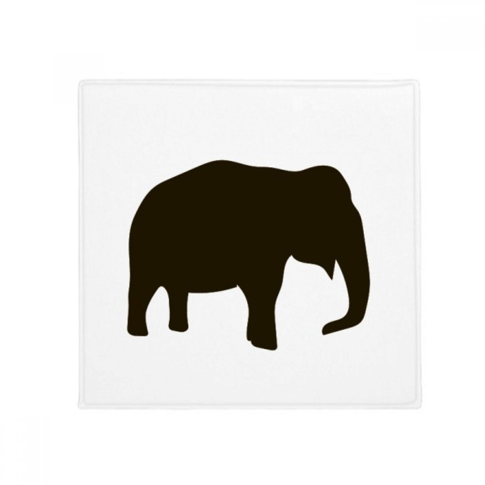 Cadeau tapis éléphant multicolore 50x50cm original et utile