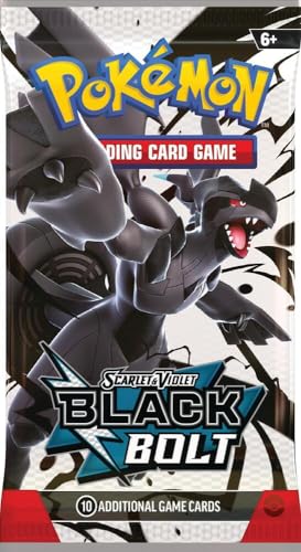 Pokemon Black Bolt English Sealed Booster Pack 10 Cards