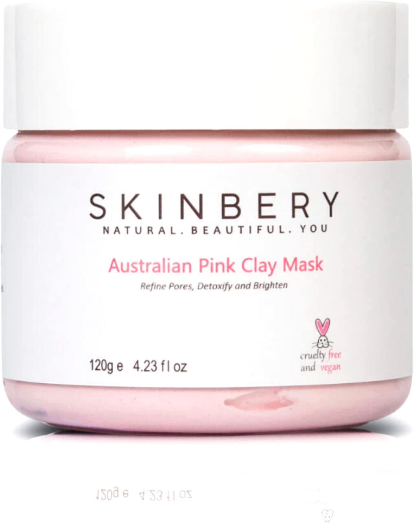 Pink Clay Face Mask Spa Quality Pore Cleanser Acne Treatment