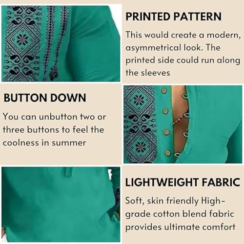 Image of Amazon Brand - INKAST Men's Cotton Blend Mandarin Collar Self One Design Full Sleeve Casual Short Kurta