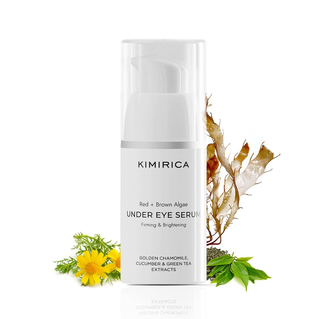 Kimirica Under Eye Serum for Dark Circles & Puffiness For Men & Women with Vitamin E, 94% Users Saw Reduced Dark Circles, Reduces Puffiness & Fine Lines -15g