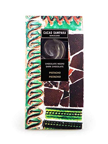 Cacao Sampaka Dark Chocolate Bar With Pistachios, 2.64 Oz #TOP19