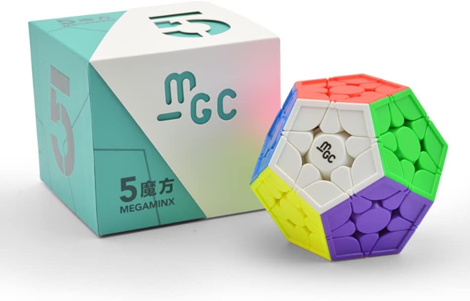 Miniatura 9 de Willking YJ MGC Megaminx magnético sin pegatinas Speed Cube Yongjun 3x3 magnético pentagonal Speed Cube Dodecaedron Magic Cube Puzzle