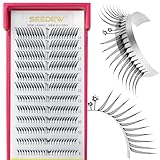 SEEDEW Spire Inclinate Manga Extensions Ciglia, Fumetto-XFMG 264 Pezzi D 0,07 MIX8-15, 12 ...