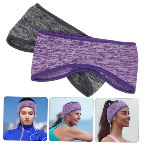 Bandeau fleece oreilles cache-oreilles hiver chaud ski course randonnée 6 pièces
