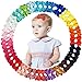 50PCS 2Inch Baby Hair Clips for Fine Hair Grosgrain Ribbon Mini Hair Bows with Alligator Hair Clips Fully Lined for Infants Newborns Toddlers Pairs