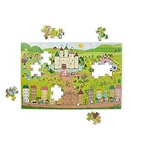 M&D - Natural Play - Giant Floor Puzzle - Princess Fairyland - 60pc