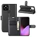 Produktbild Fertuo Hülle für Google Pixel 4A 5G, Handyhülle Leder Flip Case Tasche mit Standfunktion, Kartenfach, Magnetschnalle, Silikon Bumper Schutzhülle Cover für Google Pixel 4A 5G Smartphone, Schwarz
