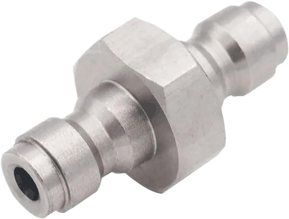 8mm Quick Disconnect Release Stainless Steel Double Male Quick Connect Connection Fill Nipple Fitting