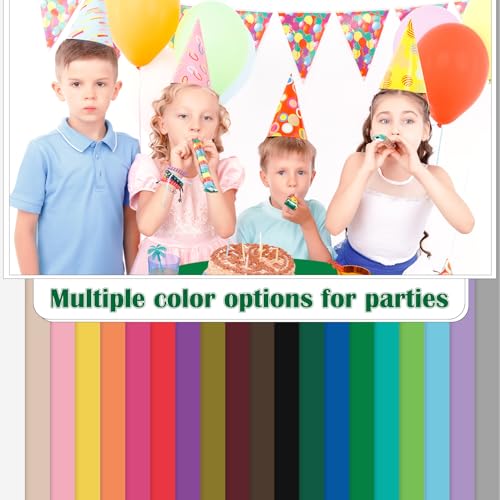 Image of Green 14 Pack 84 Inch Plastic Tablecloths, Disposable Round Plastic Tablecloth, Party Table Cover Plastic Table Cloth