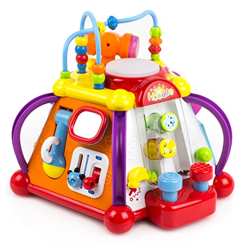 Toysery Educational Baby Toddler Kids Toy Musical Activity Cube Play Center,Lights Skills for Learning and Development