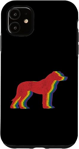 iPhone 11 Dogo Argentinos Dog Gay Pride LGBTQ Supporter Rainbow Ally Case