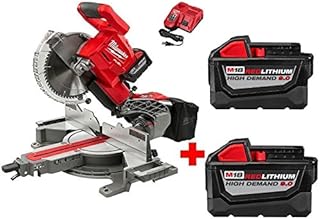 Milwaukee M18 18-Volt FUEL Lithium-Ion Cordless Brushless 10 in. Dual Bevel Sliding Compound Miter Saw Kit