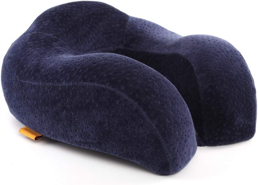 PengGengA Memory Schiuma Viaggio Cuscino, U-Shape Cuscino Collo Per Dormire In Aereo Auto E Treno Caffè