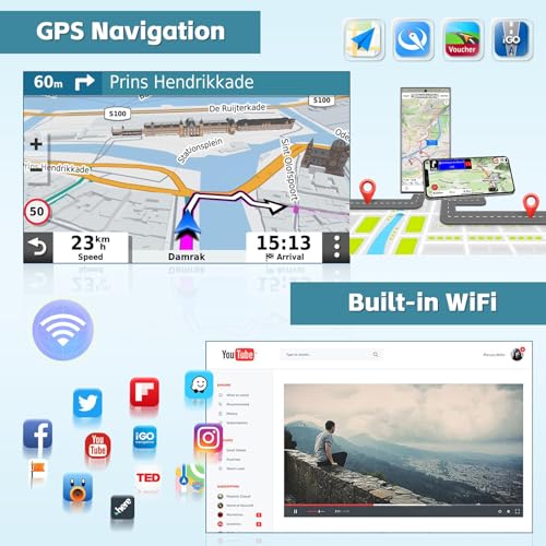 Écran Tactile 407 Android 13 pour Remplacer le Poste d'Origine et Profiter du GPS DSP