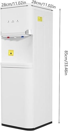 Miniatura 3 de Loading - Enfriador de agua, dispensador de agua caliente, fría y caliente, capacidad de 5 galones, con bloqueo de seguridad, dispensador de agua