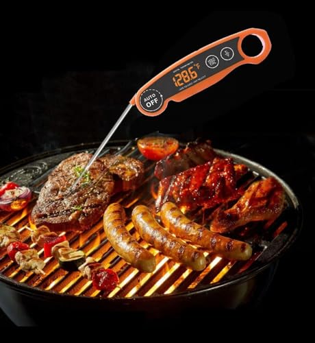 Rechargeable Instant Read Meat Thermometer for BBQ & Cooking - Image 6