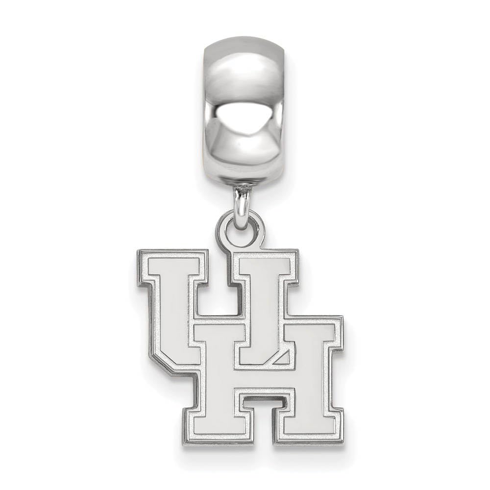 LogoArt Sterling Silver University of Houston Small Dangle Bead Charm