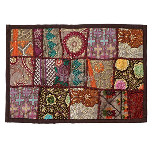 Tapis de bol rectangulaire patchwork pour protéger vos meubles de la chaleur - 3