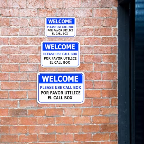 Panneau mural Call Box signalisation entreprise taille L - 2