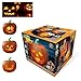 Produktbild Halloween Jabberin' Jack animierte Sprechende Kürbis-Projektionslampe, Sprechende Kürbis-projektionslampe Mit Eingebautem Projektor & Lautsprecher, Halloween Kürbis Projektionslicht