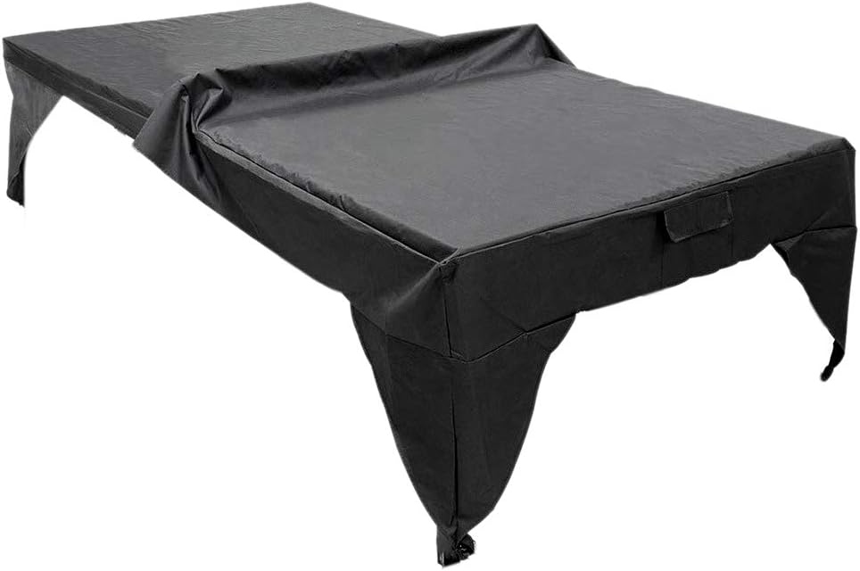 Mayit Pingpong Table Cover, Foldable Tennis Protective Cover Fit Most Tables, Polyester Waterproof Dustproof Indoor Outdoor Sport Equipment Protector 280X153X73Cm