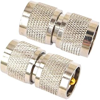 10 pcs/lot UHF-N RF Adapter UHF Male Plug to N Male Plug Nickelplated Straight Connector