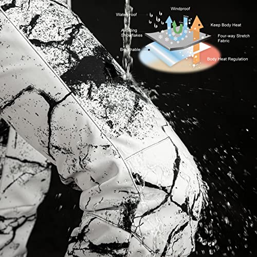 33,000Ft Women's Softshell Snow Pants Waterproof Warm Ski Pants Insulated Snowboard Winter Pants #TOP1