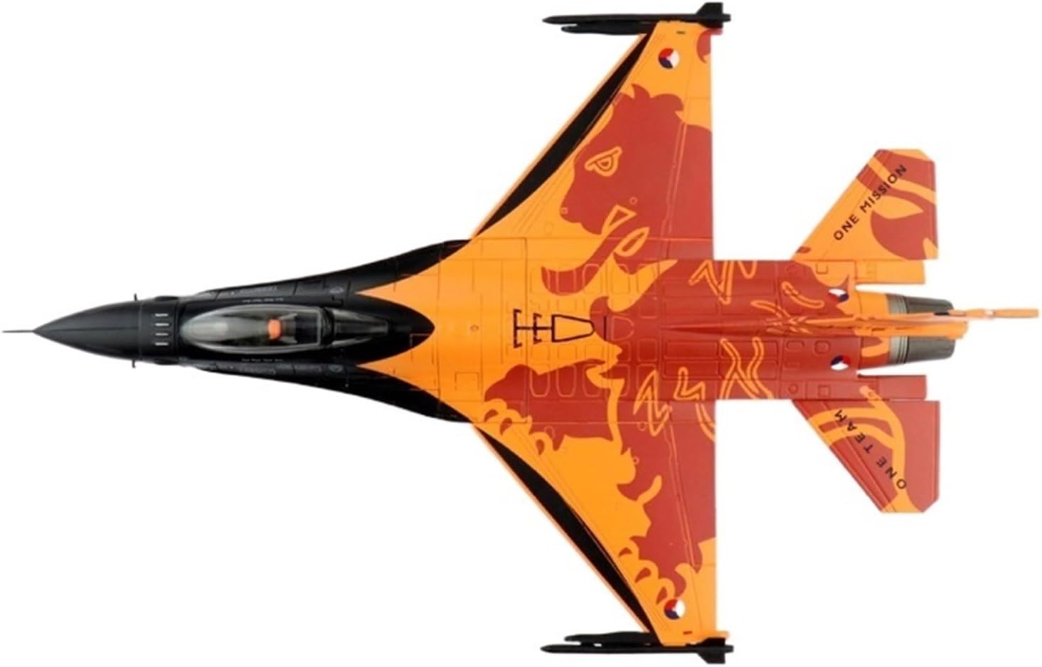 Miniature Scale 1/72 for Dutch Air Force F-16am Fighter Alloy Die Casting Aircraft Model Military Flying Toy Game Kits