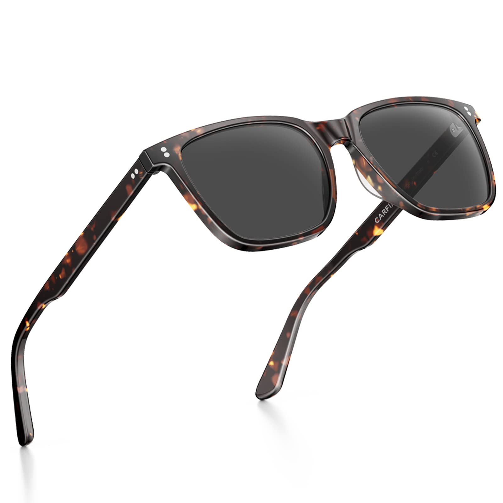 Retro Square Mens Sunglasses Polarised Eyewear 100% UV Protection for Driving Travel