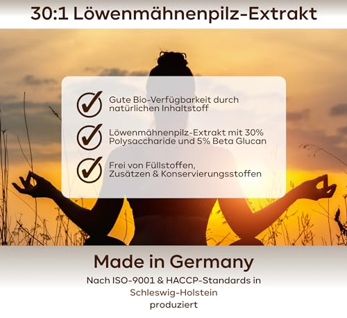 Hericium Plantomol 360 Kapseln mit Löwenmähne für 4 Monate