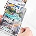 32 Pack Clear Clamshell Protector Case Compatible with Hot Wheels Premium, 0.6mm Thick PET Vehicle Blister Pack Cover Cases for Storage and Display (32)