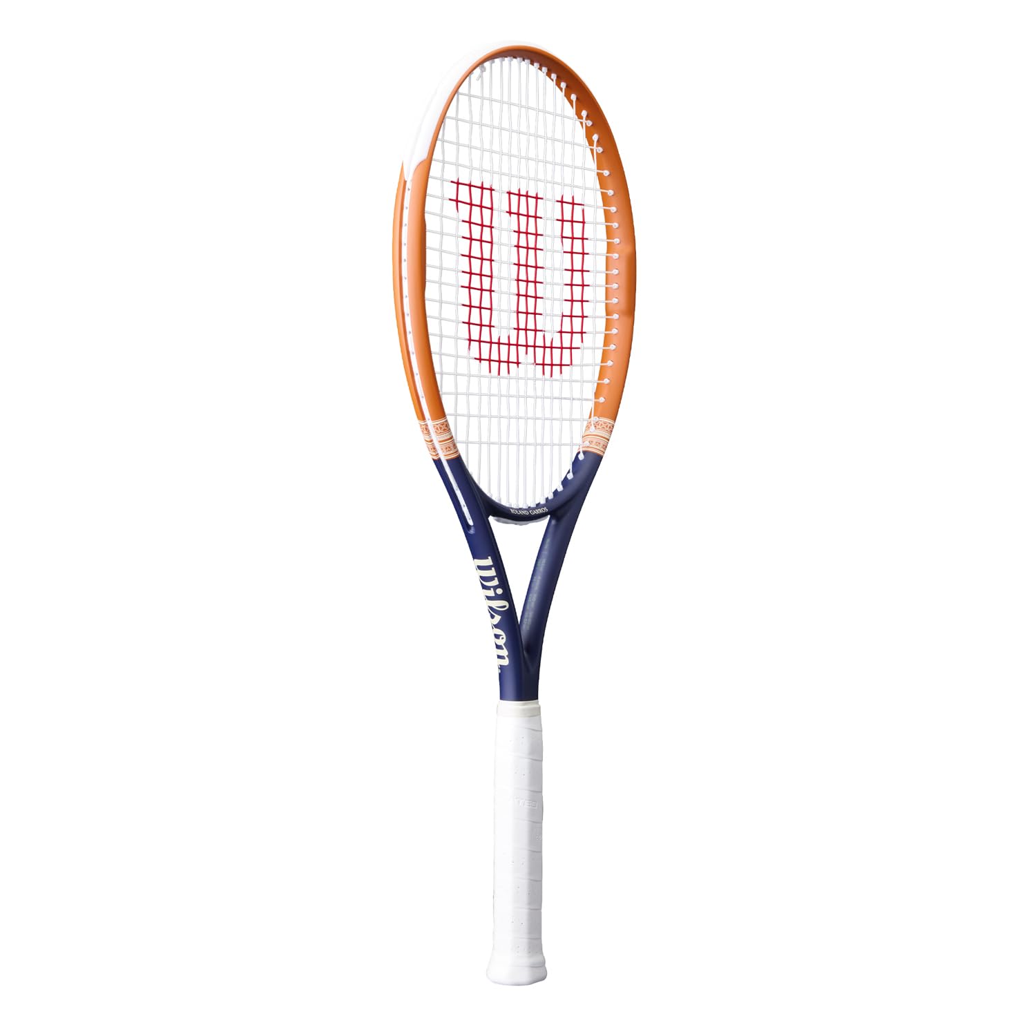 Wilson Racchetta da Tennis Roland-Garros 2026 Equipe HP, Adatta a Giocatori Competitivi con Impugnatura Cushion-Aire per un Controllo Sicuro, Blu Navy/Arancione, Grip 3