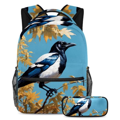 Sac à dos et trousse crayons grand volume multicolore
