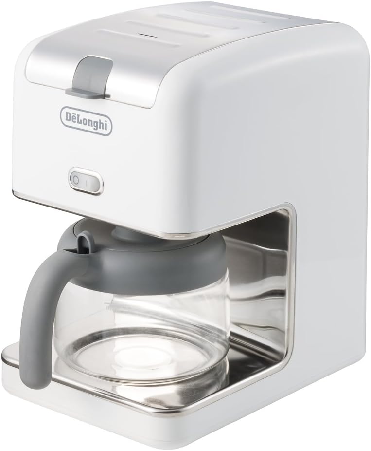 Amazon デロンギ ブラン ドリップコーヒーメーカー ホワイト 【6杯用】 CM300JWH DeLonghi(デロンギ) コーヒーメーカー