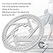 Long-Lasting Stainless Steel 110mm Disc Brake for M365 Electric Scooter, Heat Dissipation, Easy Installation