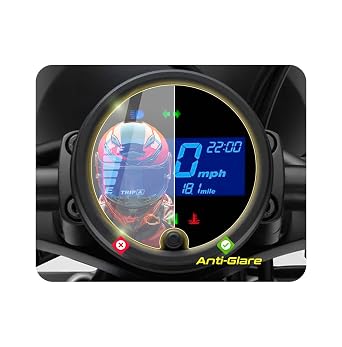 IPG Anti-Glare for HONDA 2017-2019 CMX 500 REBEL/REBEL 250 Cluster Display Matte Finish Screen Protector Film Ultra Responsive Clarity Anti Scratch, Perfect for Outdoor Use for LowRider-AG