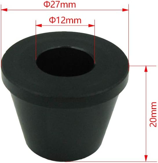 OUDIMO Motorcycle Handlebar Clamp Mount Bushings Cone For KXF CRF YZF RM Dirt Pit Bike Motorbikes Handle Bar Riser Bushing Kit (Black)